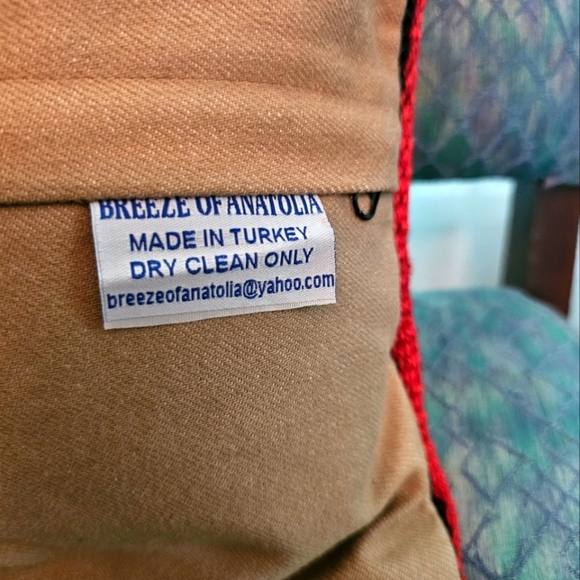 Aztec Striped Turkish Pillow - Breeze of Anatolia - Picture 5 of 5